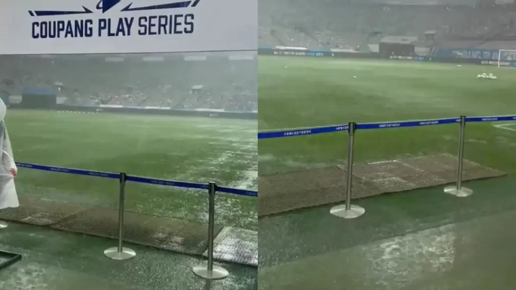 ฝนถล่มสนามเกมปรีซีซั่นแมนฯ ซิตี้แต่แข่งได้ ระบายน้ำรวดเร็ว